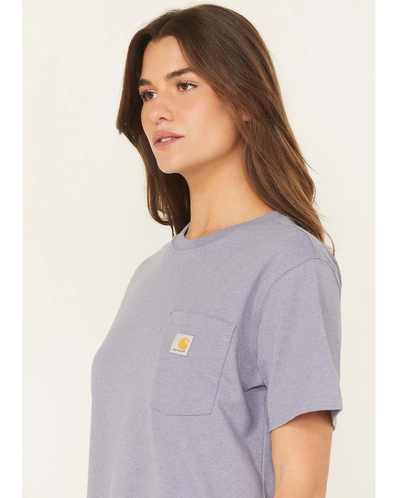 Carhartt Women's Loose Fit Heavyweight Short Sleeve Pocket Work Tee