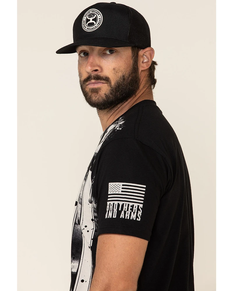 Brothers & Arms Men's Old Glory Flag Graphic T-Shirt