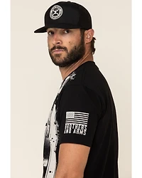 Brothers & Arms Men's Old Glory Flag Graphic T-Shirt