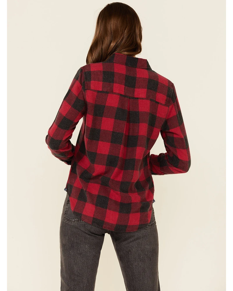 Flag & Anthem Women's Buffalo Check Long Sleeve Western Shirt