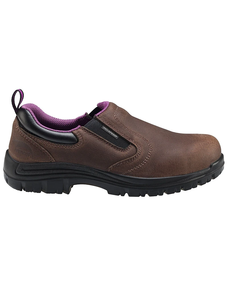 Avenger Women's Waterproof Oxford Work Shoes - Composite Toe