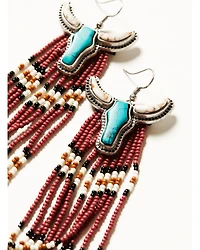 Idyllwind Women's Riverbend Seed Bead Fringe Earrings