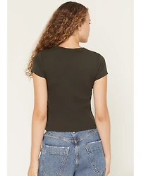 Originality Women's Steerhead Short Sleeve Graphic Baby Tee