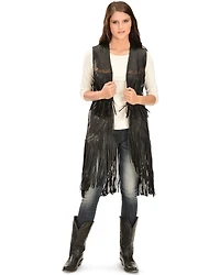 Kobler Leather Women's Ciqala Fringe Vest