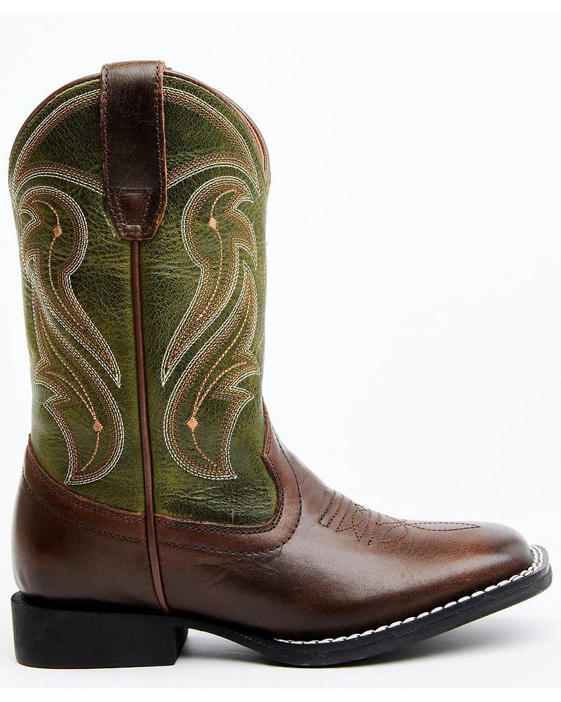 RANK 45® Boys' Kasey Western Boots - Broad Square Toe