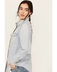 Wrangler Women's Heritage Long Sleeve Snap Western Shirt
