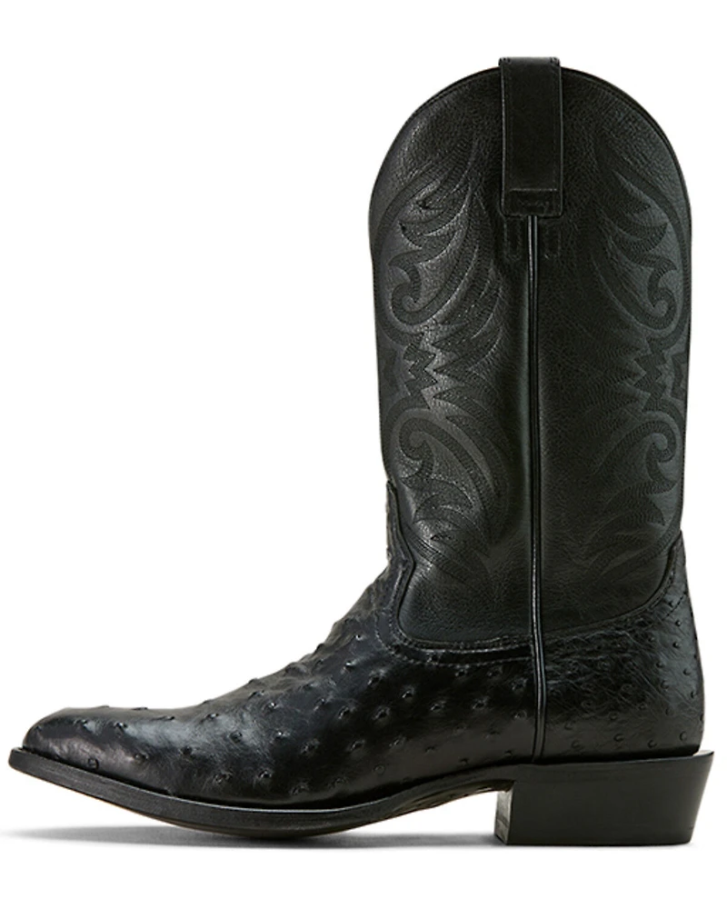 Ariat Men's Exotic Full-Quill Ostrich Vesper Western Boots - Round Toe
