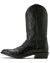 Ariat Men's Exotic Full-Quill Ostrich Vesper Western Boots - Round Toe