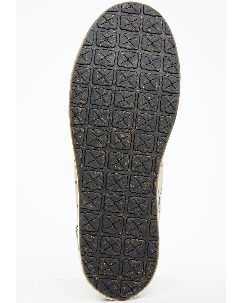 Twisted X Women's Steerhead Skull Print Slip-On Casual Shoe - Moc Toe