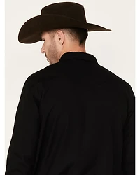 Cody James Men's Wooly Mammoth Solid Long Sleeve Snap Western Shirt