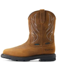Ariat Men's Sierra Shock Shield Waterproof Western Work Boots - Steel Toe