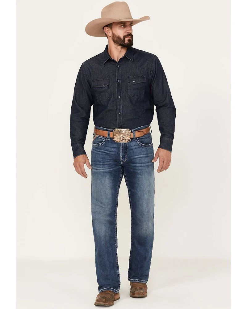 Ariat Men's M4 Relaxed Hugo Boot Cut Stretch Denim Jeans - Big