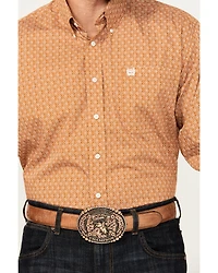 Cinch Men's Geo Print Long Sleeve Button-Down Western Shirt