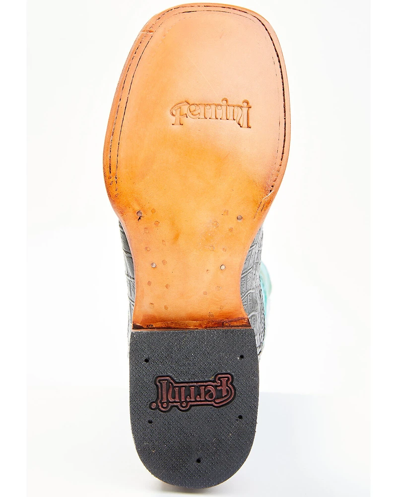 Ferrini Women's Caiman Tail Print Western Boots