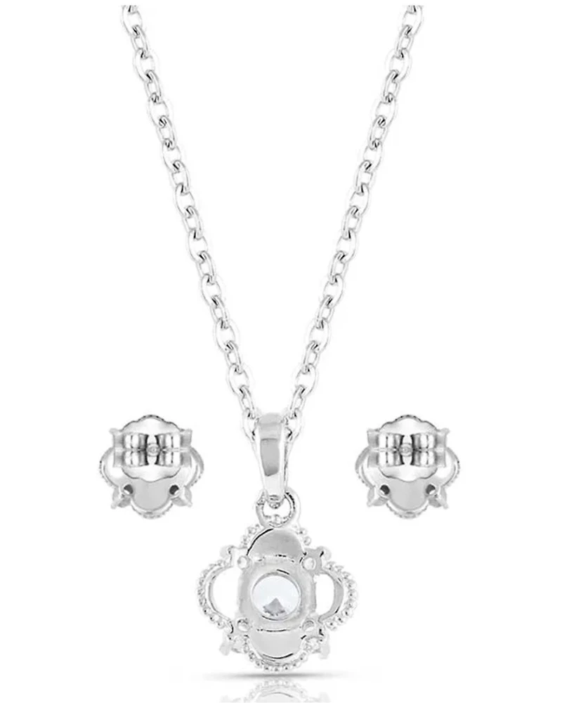 Montana Silversmiths Women's Making Memories Crystal Jewelry Set - 2 Piece