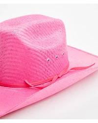 Twisted Little Girls' Straw Cowboy Hat