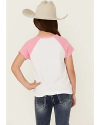 Rock & Roll Denim Girls' Yee Haw Short Sleeve Graphic Tee