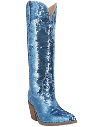 Dingo Women's Sequin Dance Hall Queen Tall Western Boots - Snip Toe