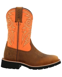 Rocky Boys' Monocrepe Western Boots - Broad Square Toe