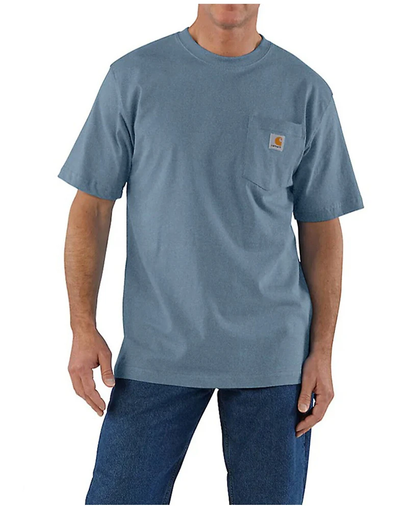 Carhartt Men's Loose Fit Heavyweight Short Sleeve Pocket T-Shirt