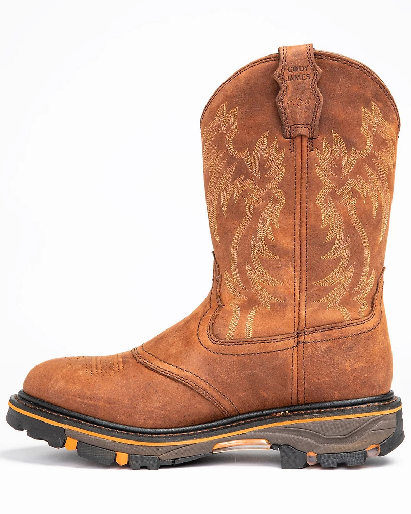 Cody James Men's 11" Decimator Western Work Boots - Soft Toe