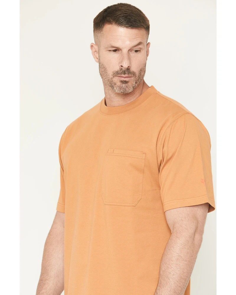 Hawx Men's Solid Wrench Short Sleeve Graphic Work T-Shirt