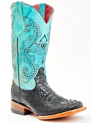 Ferrini Women's Caiman Tail Print Western Boots