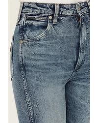 Wrangler Women's Walker Medium Wash High Rise Stretch Slim Leg Jeans