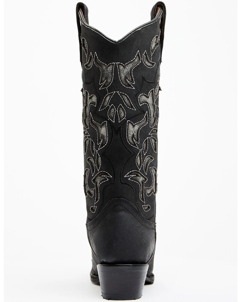 Circle G Women's Inlay Western Boots - Snip Toe
