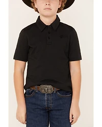 Rock & Roll Denim Boys' Short Sleeve Polo Shirt
