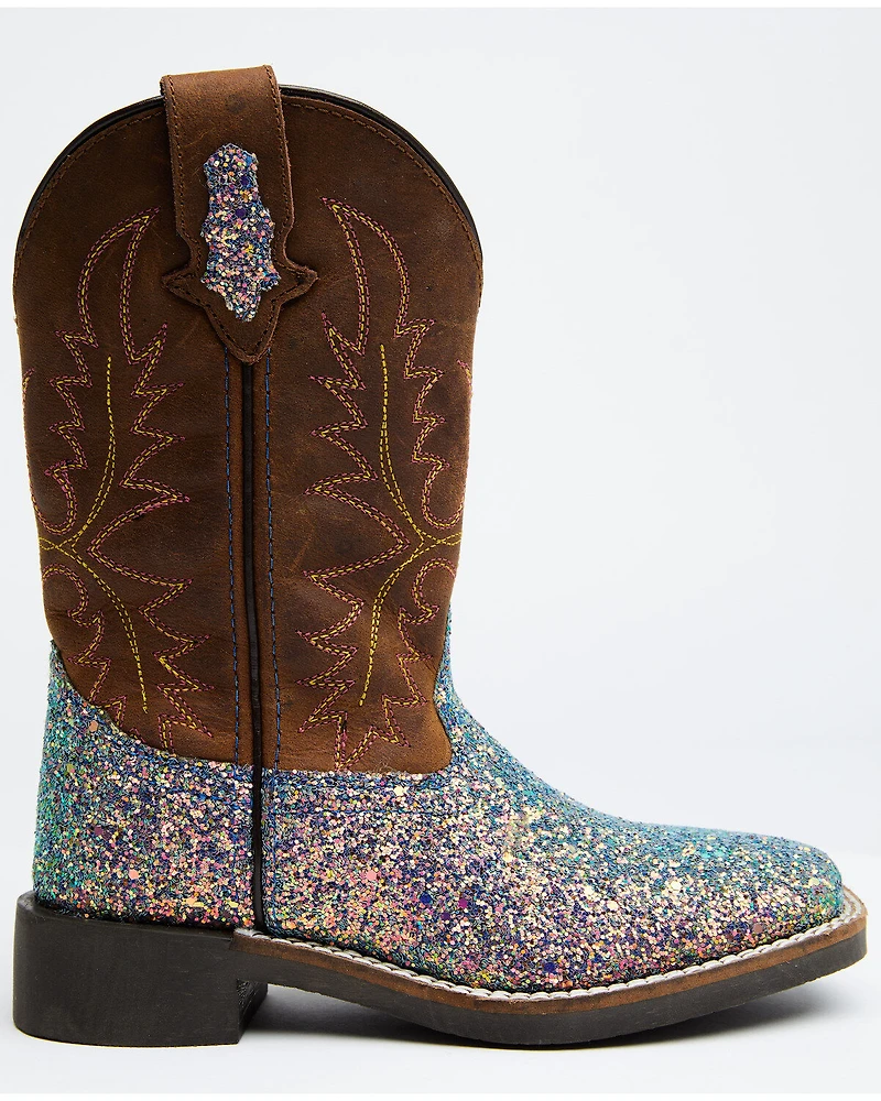 Shyanne Girls' Glitterama Western Boots - Broad Square Toe