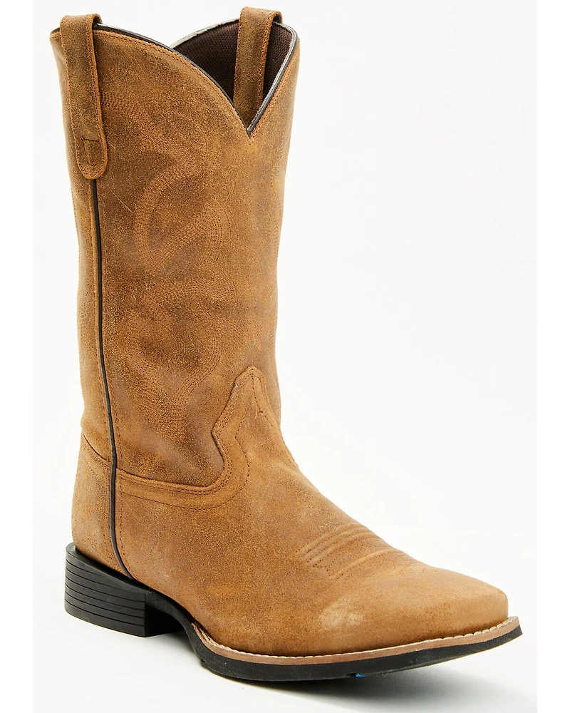 Roper Men's Monterey Roughout Western Boots - Square Toe
