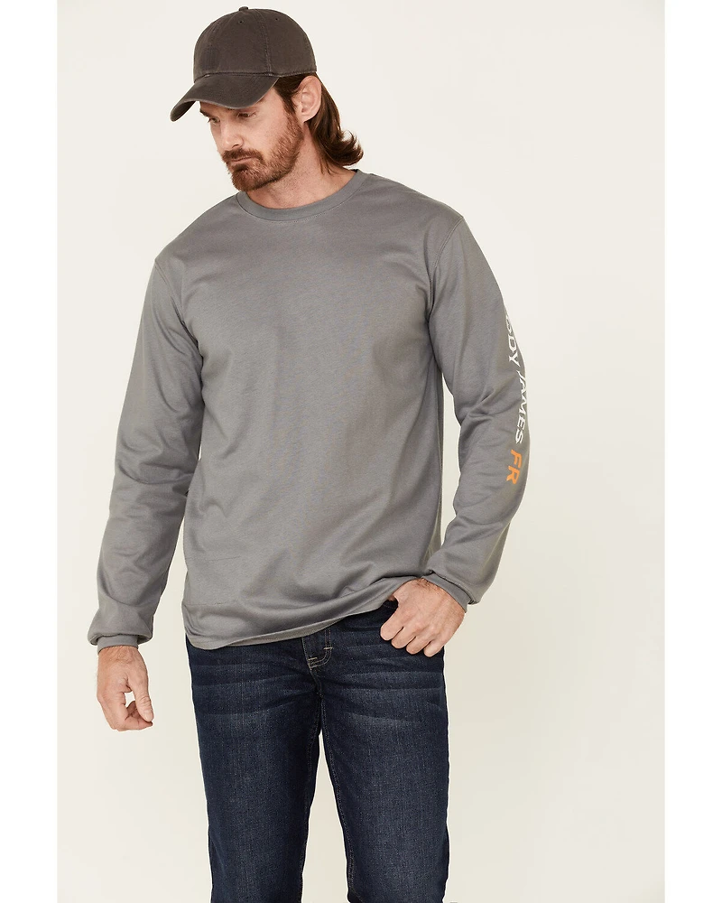 Cody James Men's FR Logo Long Sleeve Work T-Shirt