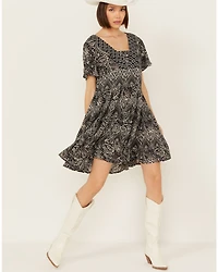 Bila Women's Toluca Short Sleeve Mini Dress