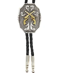 Cody James® Men's Crossed Pistols Bolo Tie