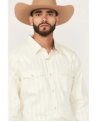 Cody James Men's Rustic Range Tonal Striped Long Sleeve Snap Western Shirt