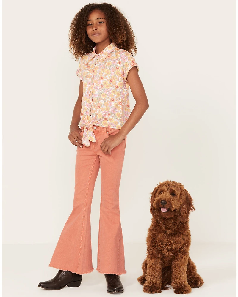Shyanne Girls' Colored Flare Jeans