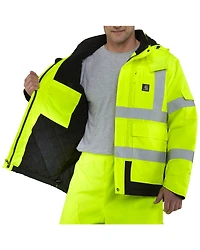 Carhartt Men's High Visibility Water Repellent Sherwood Work Jacket