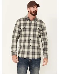 Brothers and Sons Men's Stewart Everyday Plaid Print Long Sleeve Button Down Flannel Shirt