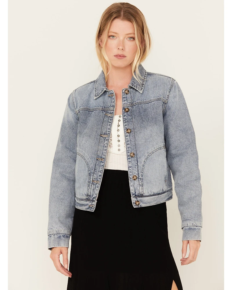 Idyllwind Women's Barton Reversible Denim Blanket Jacket