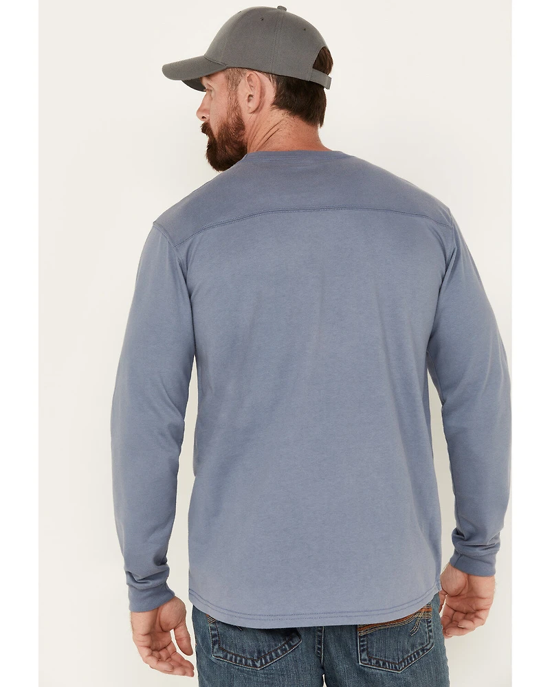 Cody James Men's FR Long Sleeve Pocket Graphic Work T-Shirt