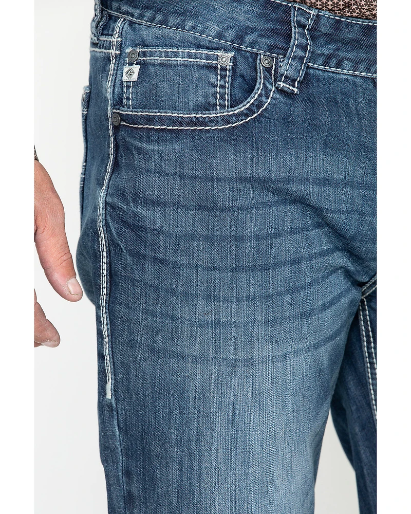 Rock & Roll Denim Men's Reflex Double Barrel Straight Leg Jeans