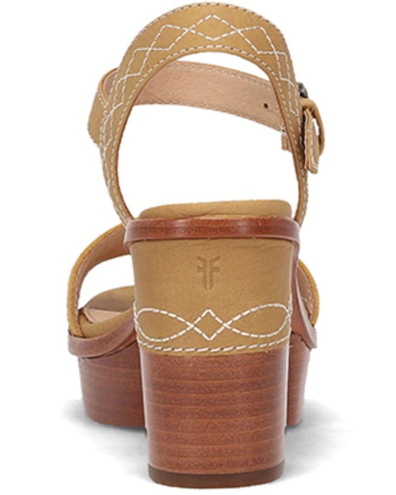 Frye Women's Pipa Woodstock Platform Sandal