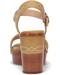 Frye Women's Pipa Woodstock Platform Sandal