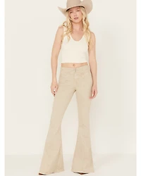 Shyanne Women's Moonstruck High Rise Pull On Super Flare Jeans