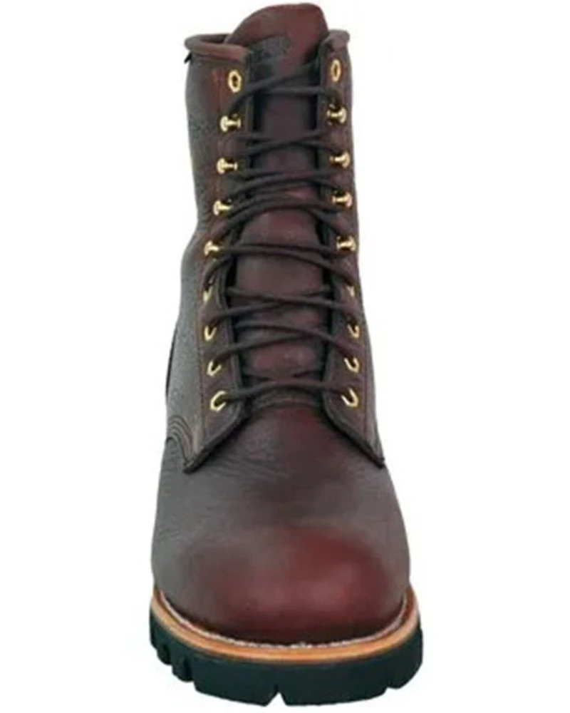 Chippewa Men's Waterproof Insulated 8" Logger Boots - Steel Toe