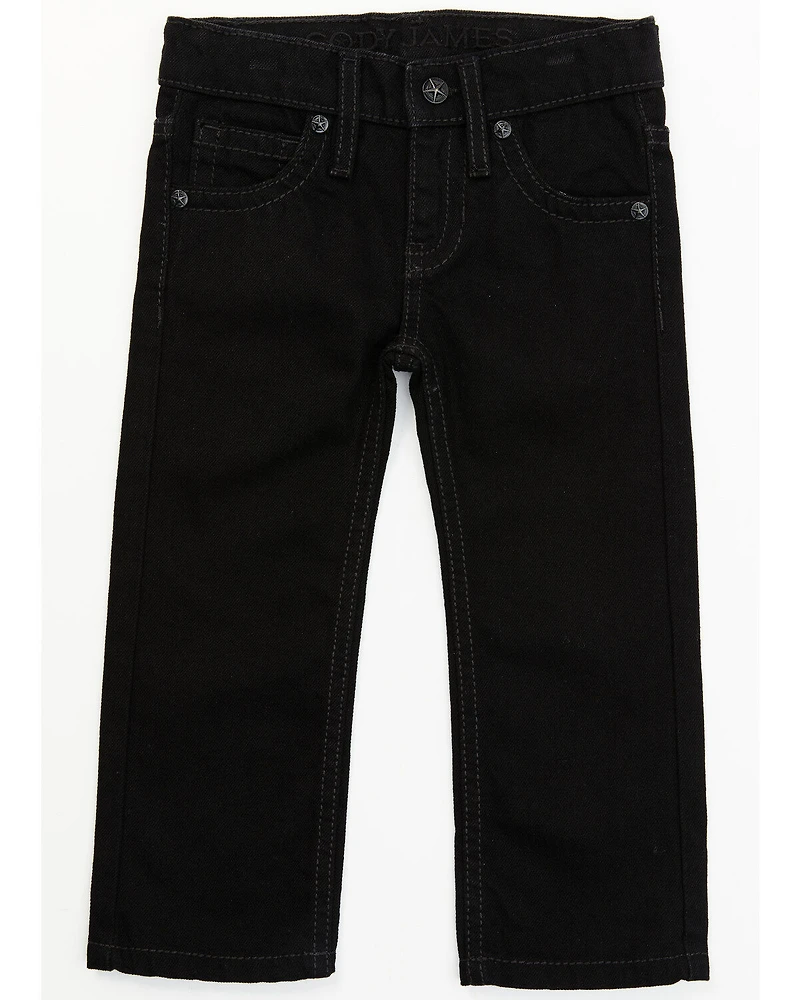Cody James Toddler Boys' Night Rider Wash Slim Straight Jeans