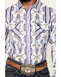 Panhandle Select Men's Boot Barn Exclusive Southwestern Print Long Sleeve Pearl Snap Western Shirt