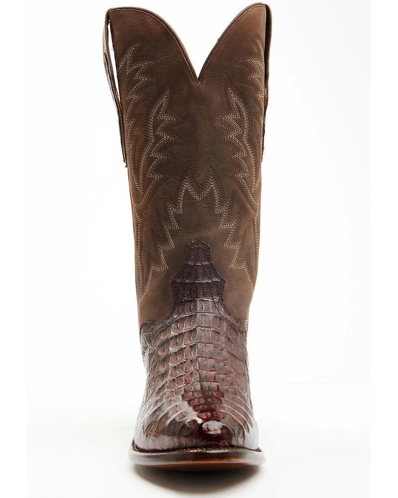 El Dorado Men's Exotic Caiman Western Boots - Round Toe