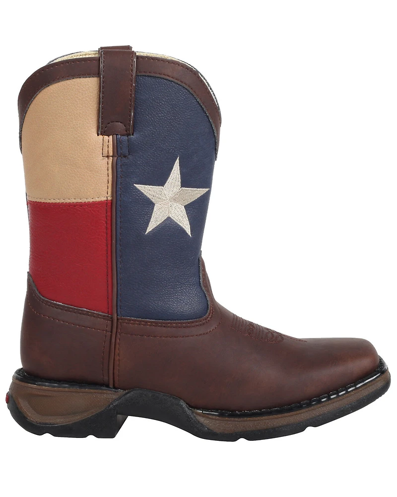 Durango Boys' Texas Flag Western Boots - Square Toe